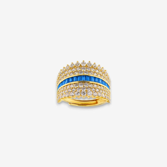 Anello Donna Reina in Argento 925 Regolabile con zirconi