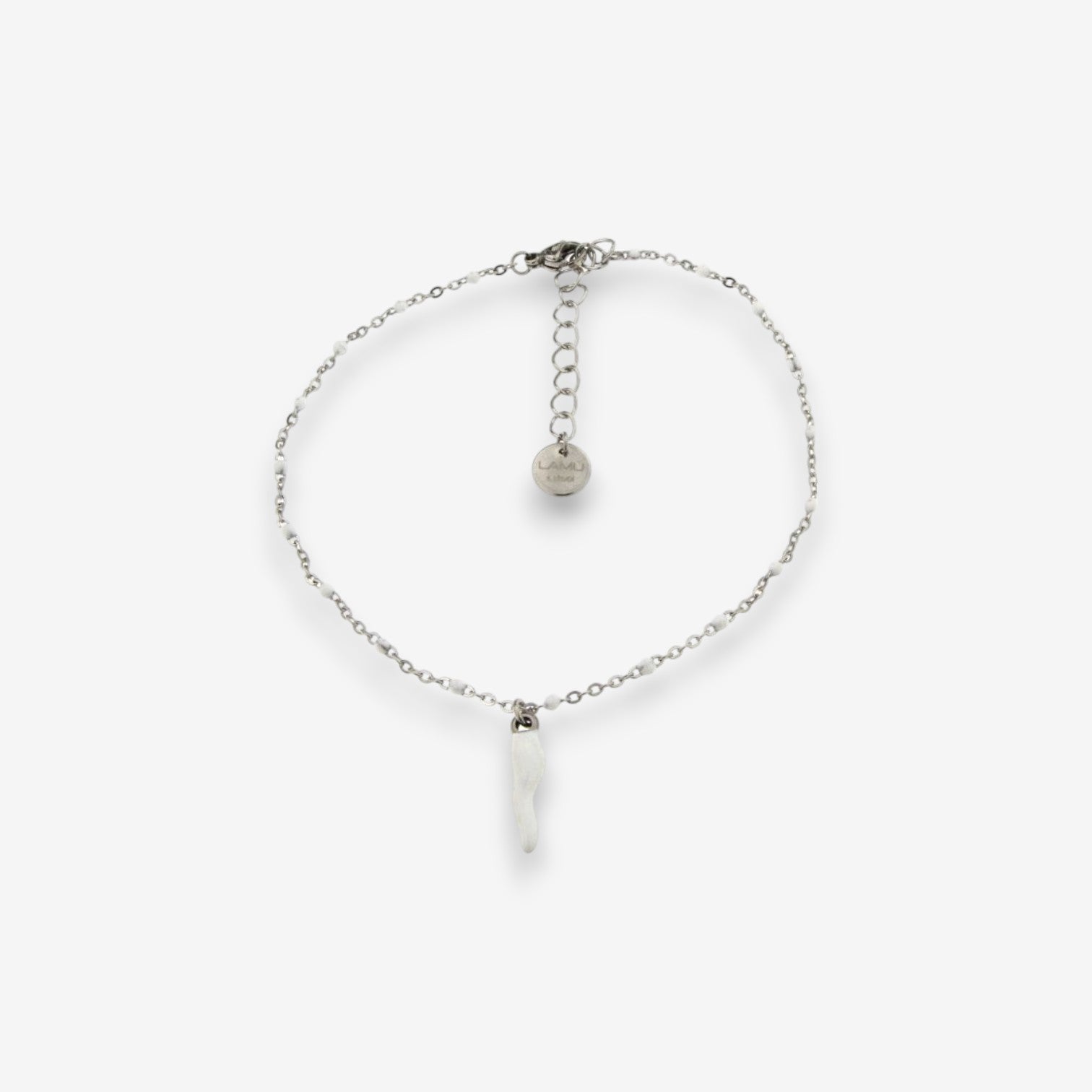 Cavigliera Donna Cornetto in Acciaio Inox