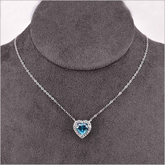 Collana Donna Cuore Dell’Oceano in Argento 925