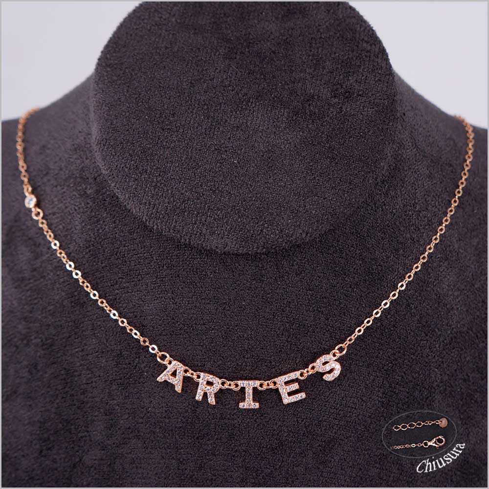Collana Donna Segno Zodiacale in Argento 925