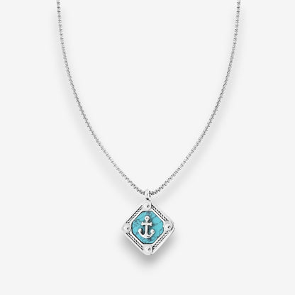 Collana Uomo Ancora in Acciaio Inox