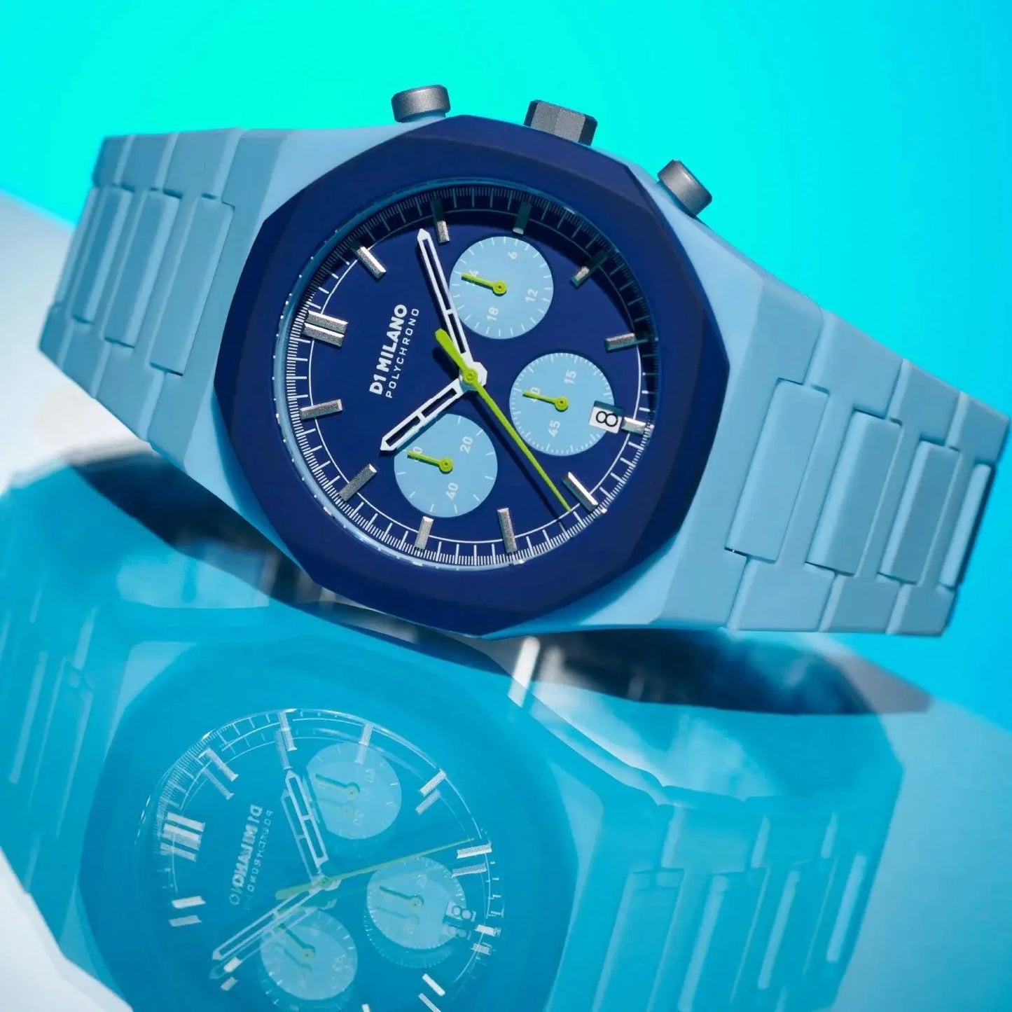D1 Milano Polycarbon Blu Blast D1-PHBJ03 Orologio Quarzo Uomo 4