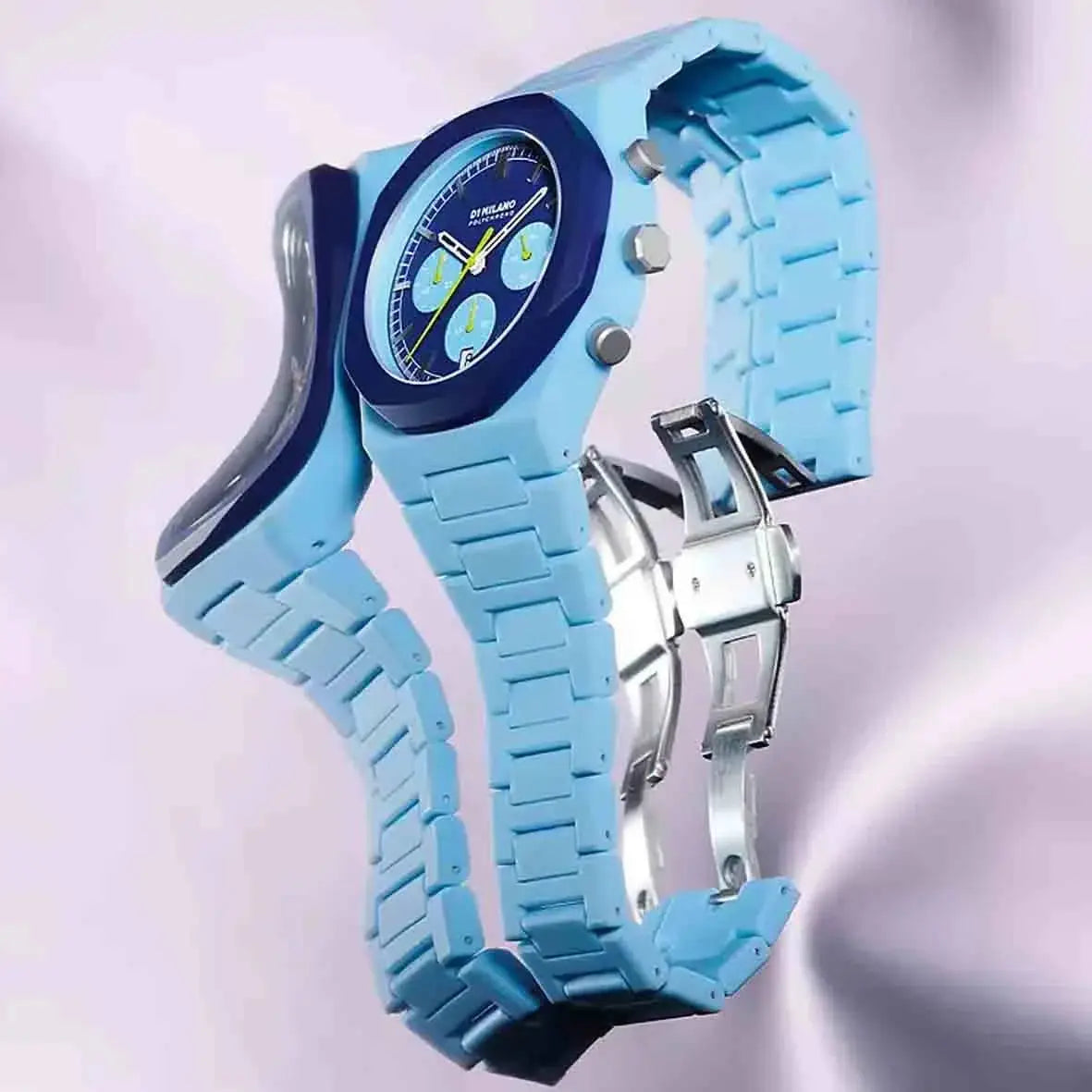 D1 Milano Polycarbon Blu Blast D1-PHBJ03 Orologio Quarzo Uomo 5