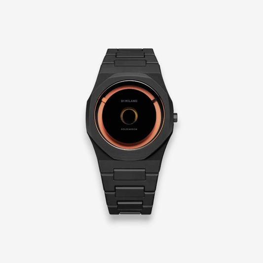 D1 Milano Polycarbon Orange Led D1-PCBJ27 Orologio Quarzo Uomo
