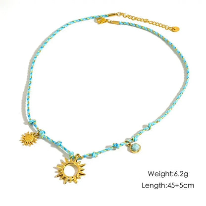 Collana Donna Sun in Acciaio Inox