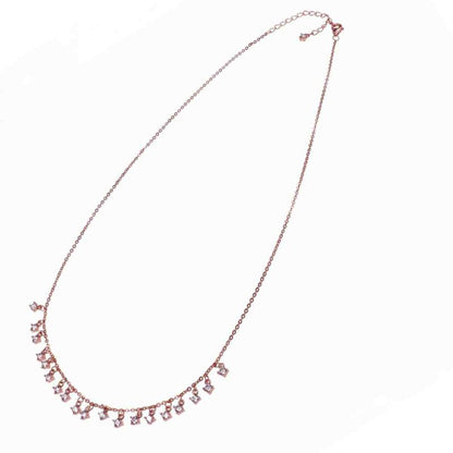 Collana Punto Luce in Argento 925 con zirconi pendenti