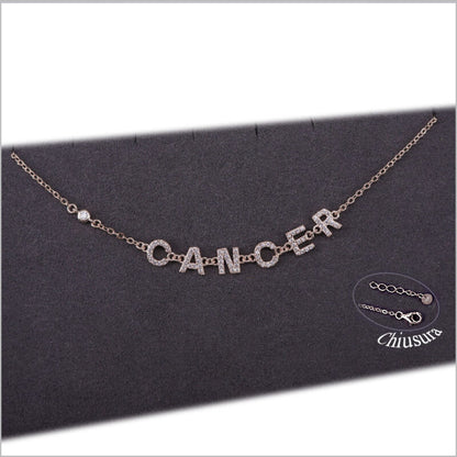 Bracciale in Argento 925 con segno zodiacale zirconato
