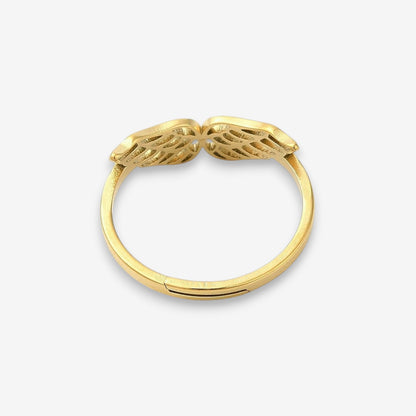 Anello Donna Angel in Acciaio Inox Dorato Regolabile