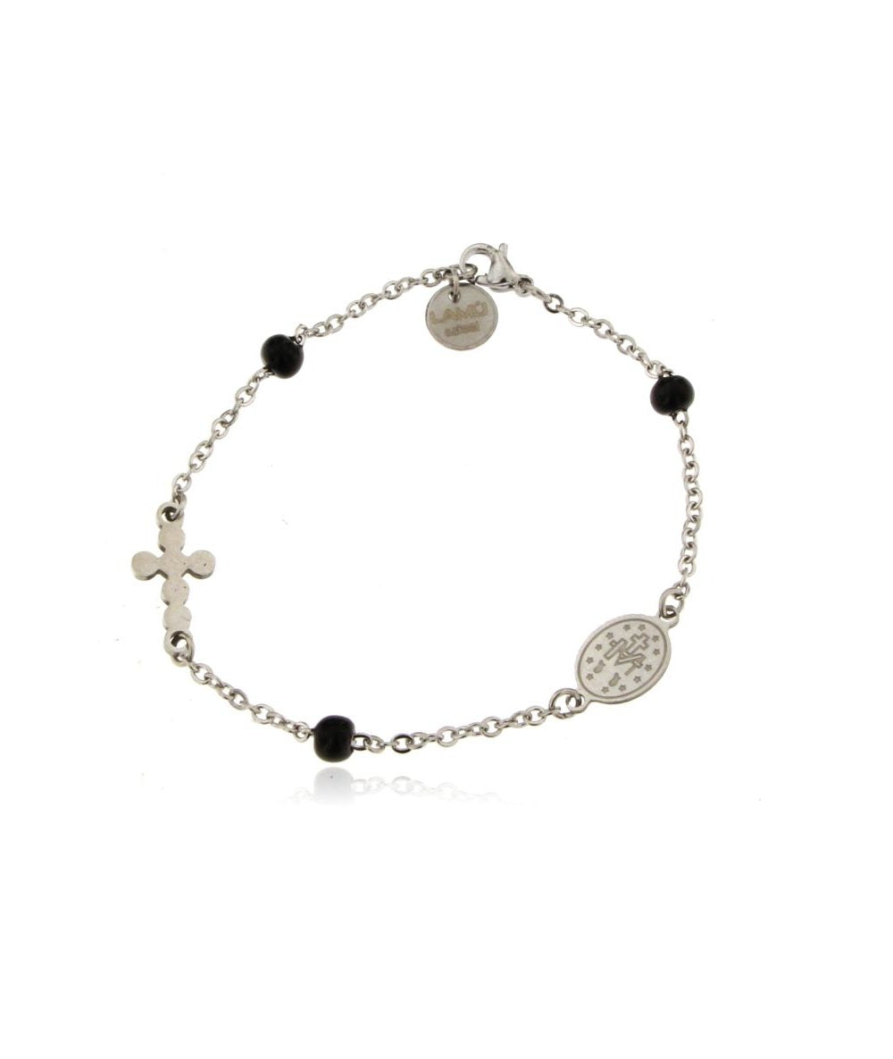 Bracciale Donna Rosario in Acciaio Inox