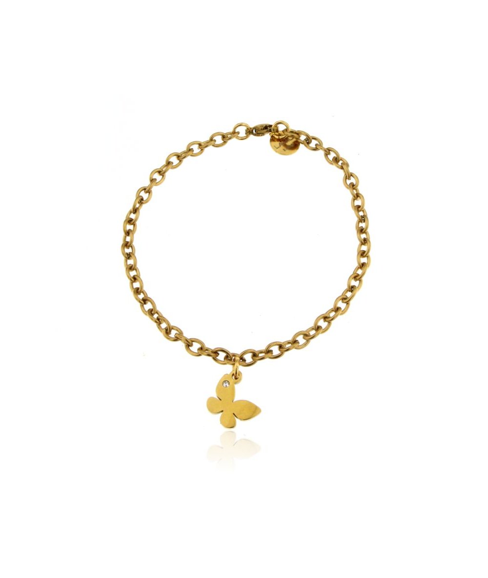Bracciale Donna Catena in Acciaio Inox con pendente