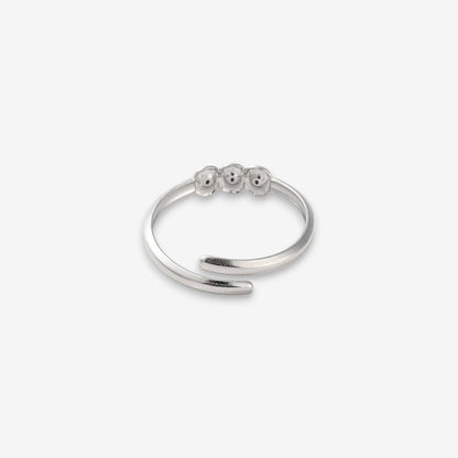 Anello Donna Strass in Acciaio Inox Regolabile