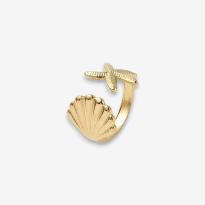 Anello Donna Summer in Acciaio Inox Oro Regolabile