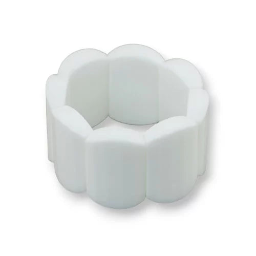 Bracciale Donna elastico con pietre dure di Agata Bianca
