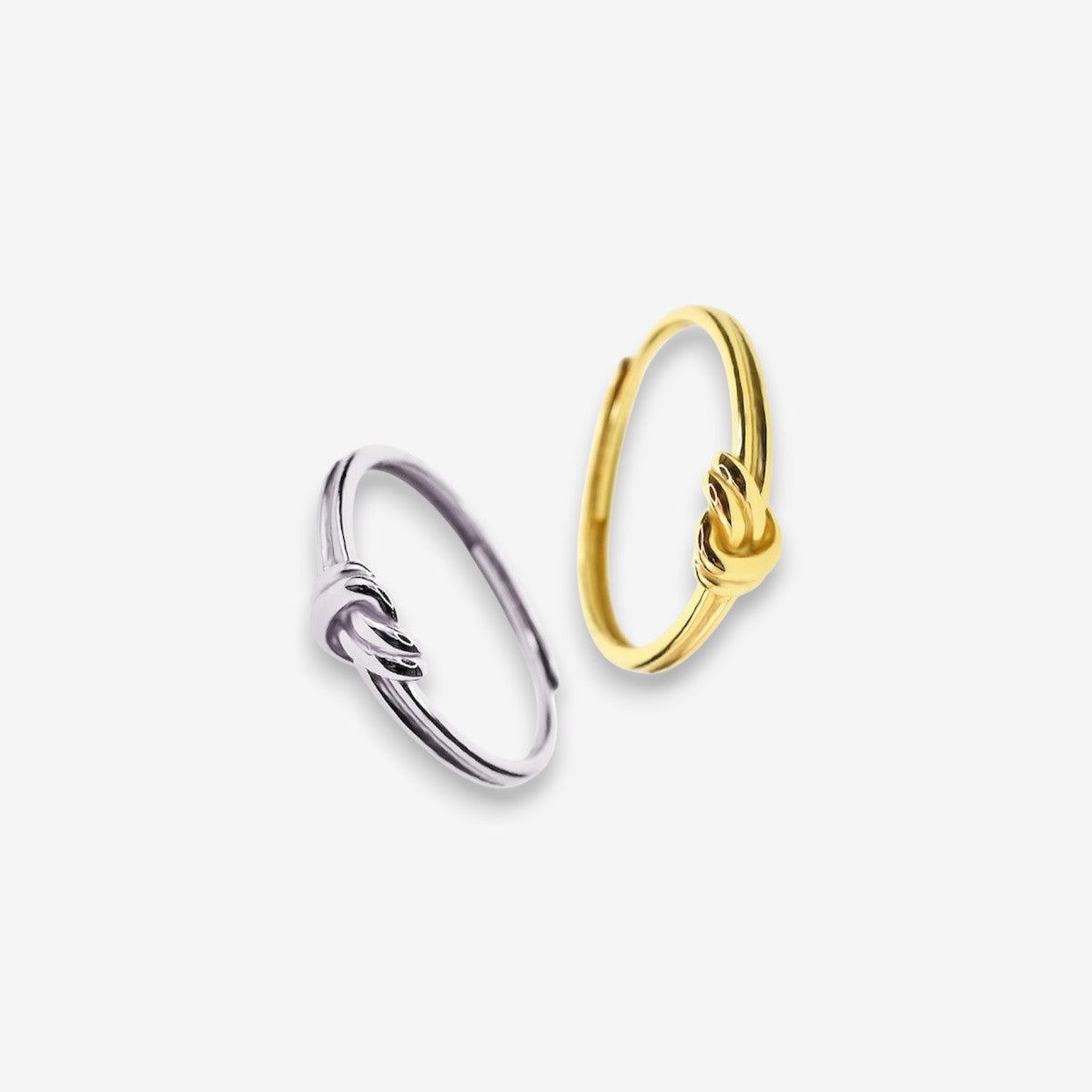 Anello Donna Nodo in Argento 925 Regolabile