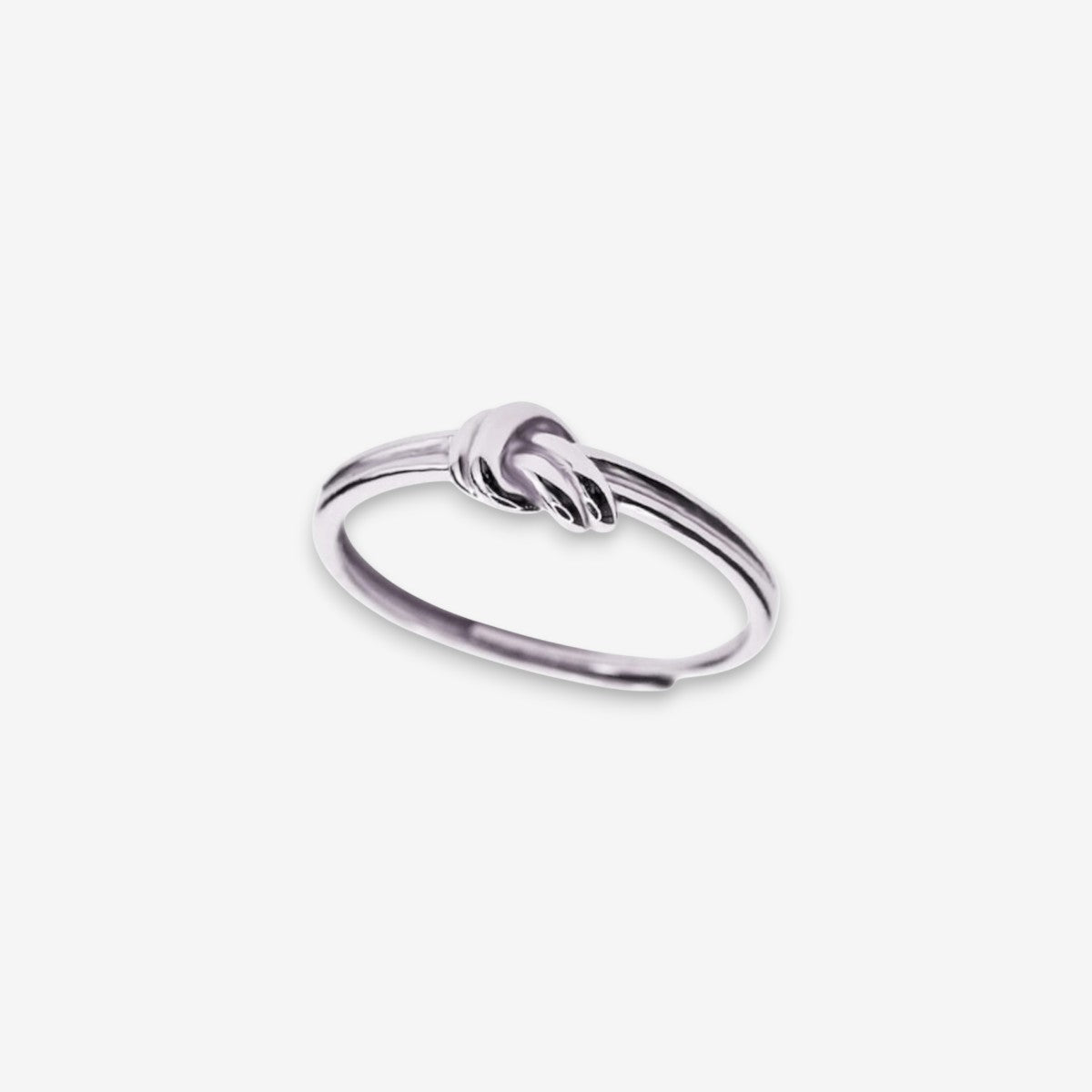 Anello Donna Nodo in Argento 925 Regolabile