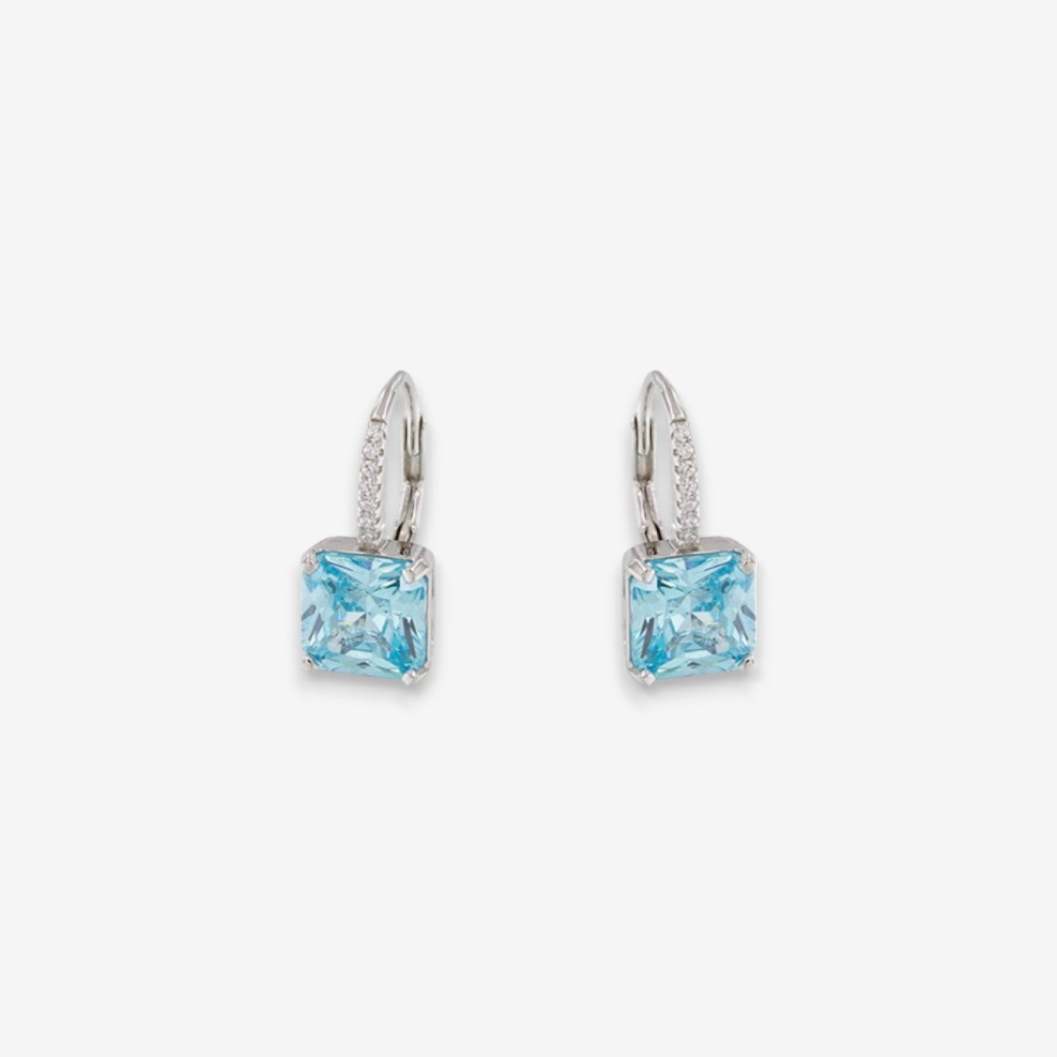 Orecchini Donna a monachella in Argento 925 con zirconi