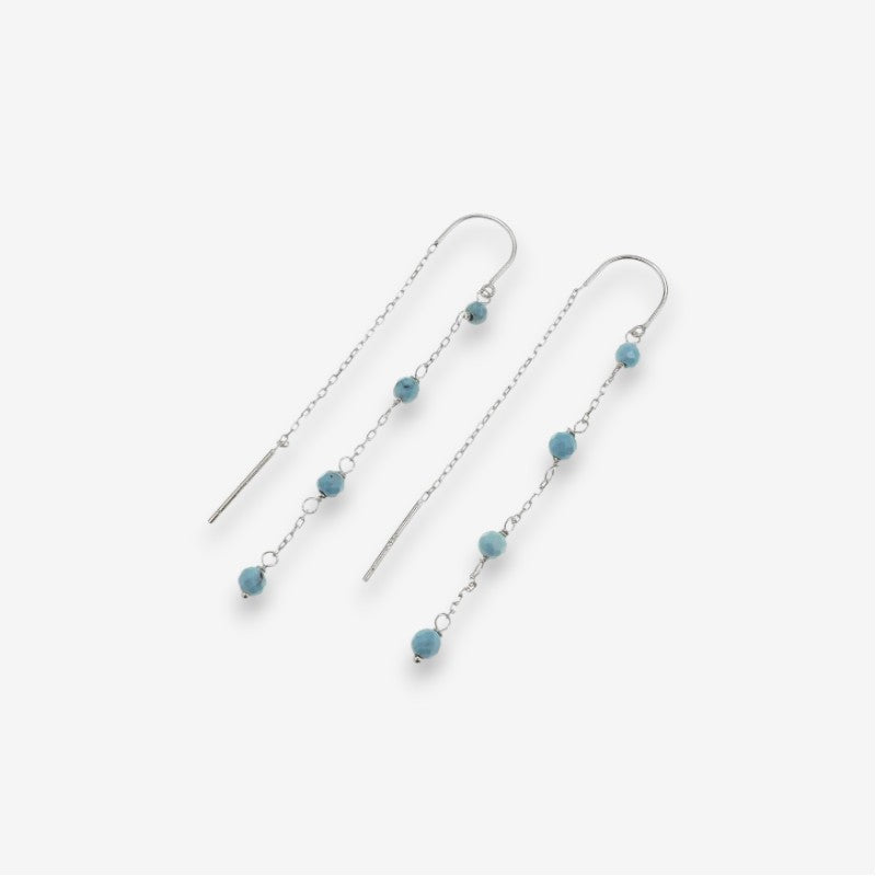 Orecchini Donna in Argento 925 con pietre pendenti