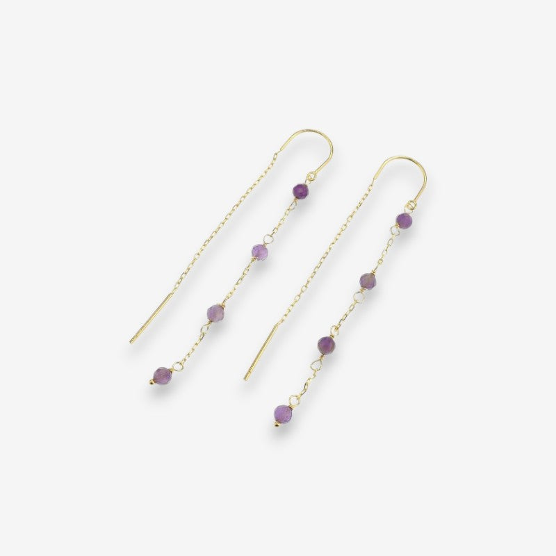 Orecchini Donna in Argento 925 con pietre pendenti