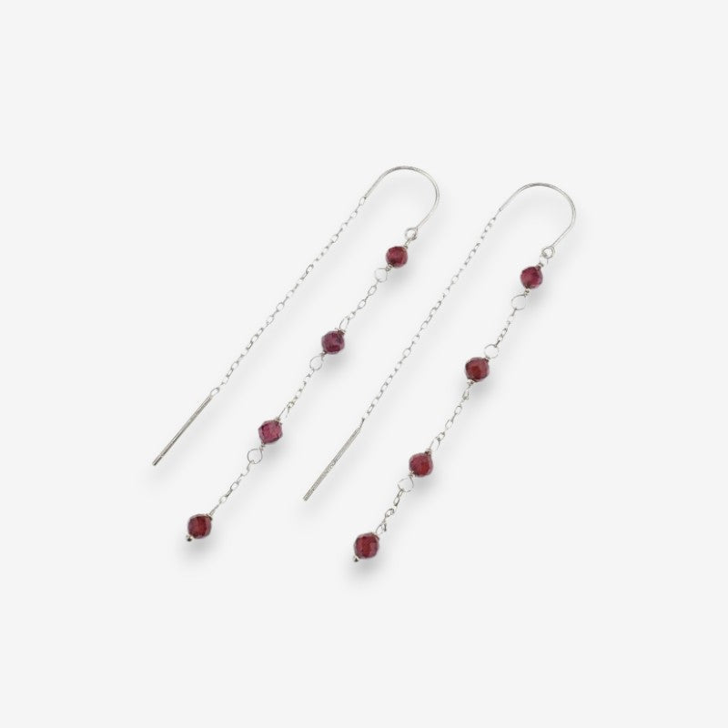 Orecchini Donna in Argento 925 con pietre pendenti