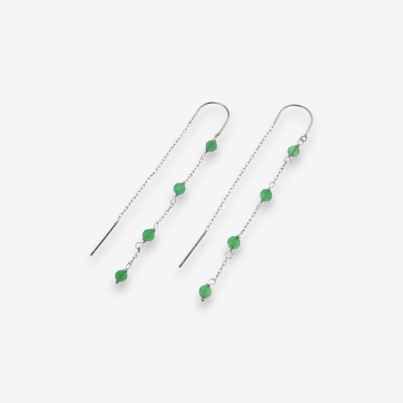 Orecchini Donna in Argento 925 con pietre pendenti