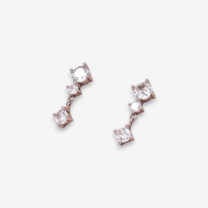 Orecchini Donna Punto Luce  in Argento 925 con zirconi pendenti