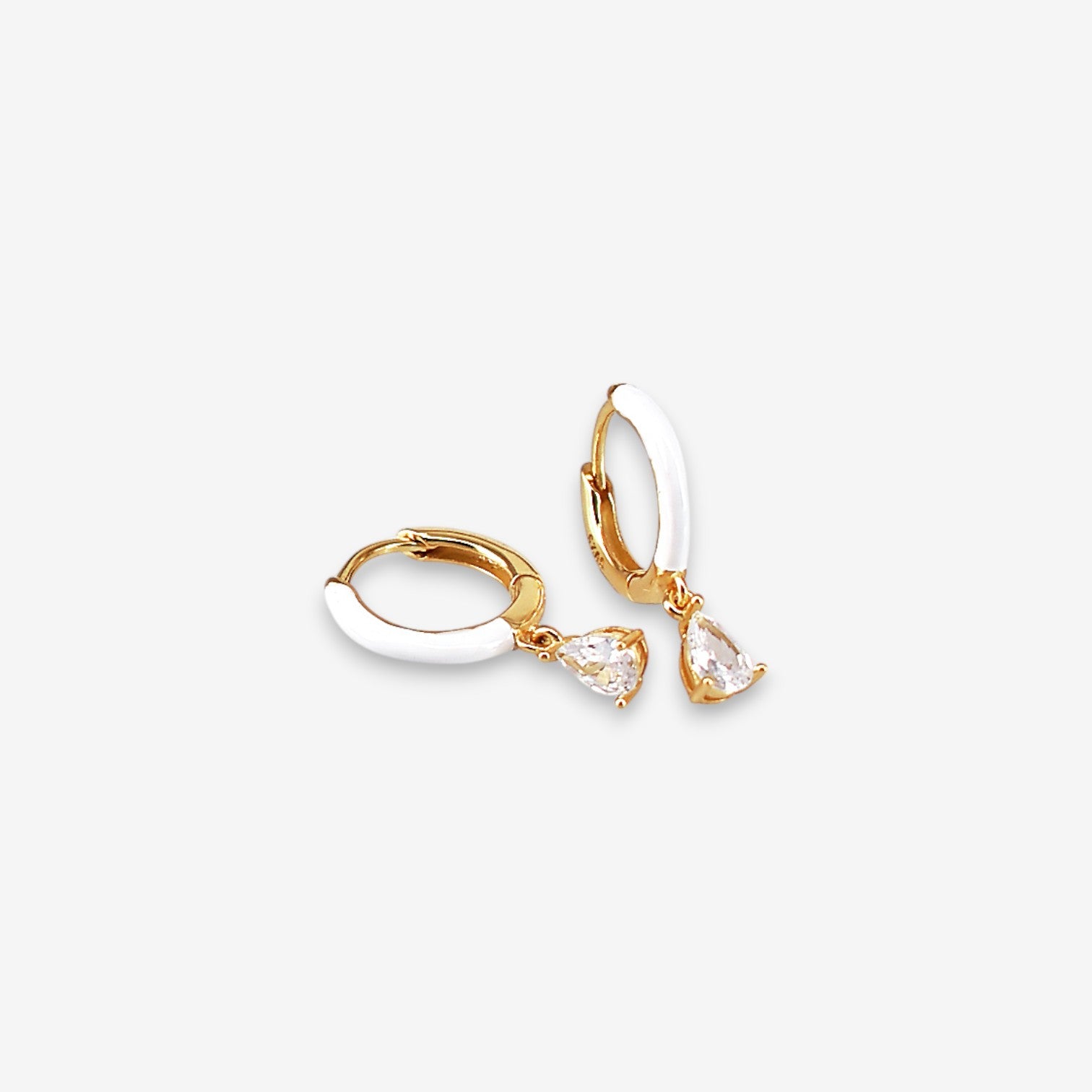 Orecchini Donna in Argento 925 smaltati con pendente a cuore