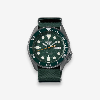 Orologio Seiko Uomo 5 Sports Sense Green Army SRPD77