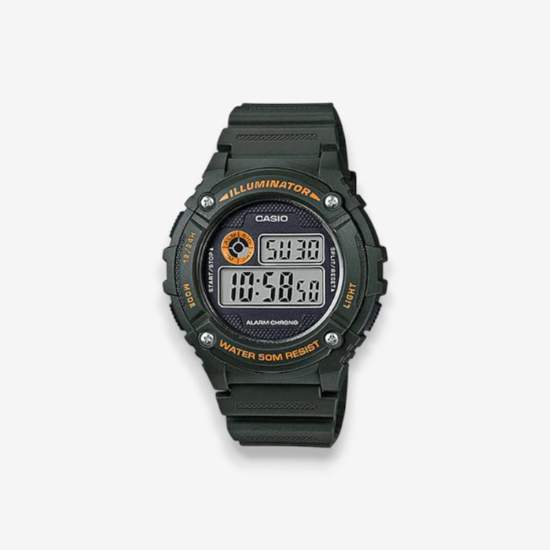 Casio Digitale W-216H-3B Orologio Uomo