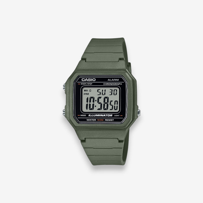 Casio Digitale W-217-3A Orologio Uomo