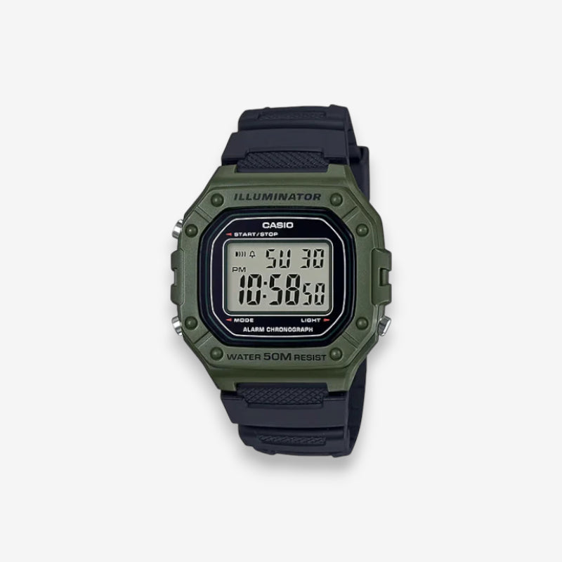 Casio Digitale W-218-3A Orologio Uomo