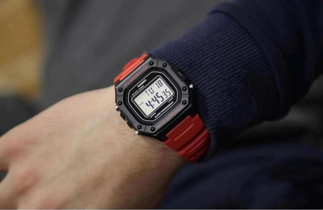 Casio Digitale W-218-4B Orologio Uomo