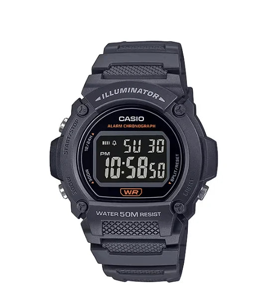 Casio Digitale W-219H-8B Orologio Casio Uomo