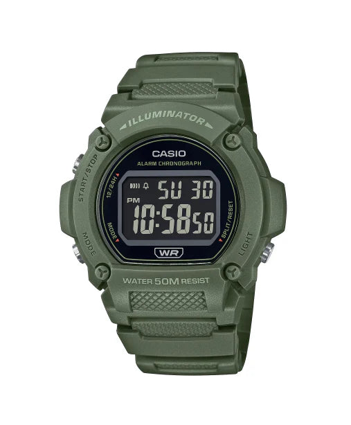 Casio Digitale W-219HC-3B Orologio Casio Uomo