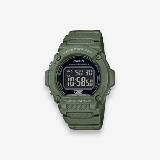 Casio Digitale W-219HC-3B Orologio Uomo
